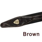 Sangle de guitare en cuir rembourre soldat haut de gamme pour guitare acoustique electrique basse ceinture ...