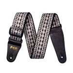 Sangle de guitare ethnique, ukulele rglable, rtro tiss, ceinture de guitare electrique, instrument ...