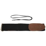 Sangle guitare flanelle de coton instrument de musique ajustable style rtro ceinture d'paule elargienoir ...