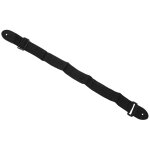 Sangle de guitare mediators de guitare ceinture bracelet noire de guitare d'ukulele acoustique extremites ...