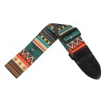 Sangle de guitare en polyester, style ethnique, pour guitare electrique acoustique, basse, accessoires ...