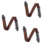 Sangle de guitare en pur coton, sangle de guitare folk populaire, marron Sangle de guitare en pur coton, sangle de guitare folk populaire, marron