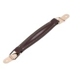 Sangle de poigne en cuir d'amplificateur pour as50d as100d guitar amp speaker cabinet (marron)
