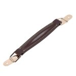Sangle de poigne en cuir d'amplificateur pour enceinte d'ampli de guitare as50d as100d (marron)