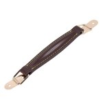 Sangle de poigne en cuir d'amplificateur pour as50d as100d guitar amp speaker cabinet (marron)