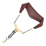 Sangle de saxophone cuirs souples manche rembourré sangle de saxophone harnais bandes de cou Sangle de saxophone cuirs souples manche rembourré sangle de saxophone harnais bandes de cou