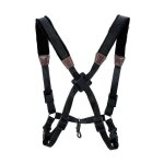 Sangle de saxophone, sangle universelle en cuir a double epaule pour saxophone, sangle de harnais rembourrée ... Sangle de saxophone, sangle universelle en cuir a double epaule pour saxophone, sangle de harnais rembourrée ...