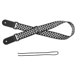 Sangle de ukulele ajustable en polyester souple, ceinture d'epaule avec corde de suspension et cuir de ...
