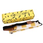 Sangle de ukull en coton grille rglable motif trou trou d'installation ceinture pour guitare basse ...