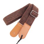 Sangle ukulele en coton et lin doux et durable, boucle solide, ceinture d'paule portable rtro rglable ...