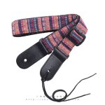 Sangle pour ukulele, style bohmien, motif tiss, longueur rglable, accessoires pour instrument