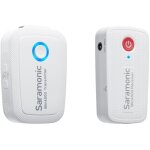 Saramonic blink500 b1w (txw + rxw) micro cravate sans fil 2, 4 ghz (blanc)
