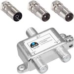 Sat - bk - fm - rpartiteur 2 voies (2 voies) 5 - 2400 mhz - compatible numrique et analogique - entirement ...