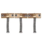 Saubles de chevalet de guitare en laiton compenss 10, 8 mm pour guitare electrique de style tl, ensemble ...