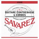 Savarez 6cb640r - jeu classique pour guitare basse 6 cordes - tension normale