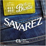 Savarez a130cl custom light cordes pour guitare folk acoustique 11 - 52