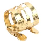Sax metal ligature clip fl�te t�te pince saxophone embouchure partie instrument de musique accessoire ...