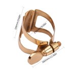 Pour sax soprano - ligmob de saxophone de réglage a vis unique, bec de sax professionnel, ligmob compact ... Pour sax soprano - ligmob de saxophone de réglage a vis unique, bec de sax professionnel, ligmob compact ...
