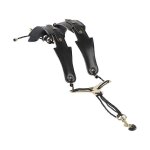 Saxophone ajustable bandoulire tour de cou noir support ergonomique pour alto tnor saxophone baryton ...