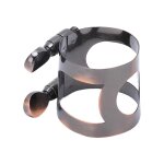 Saxophone ligature embouchure attache sax clip en mtal instrument de musique accessoires tnor cuivre ...