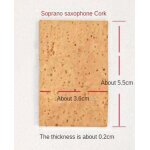 Saxophone soprano - clarinette en liège pour saxophone soprano, alto, ténor, calcul de la tête, accessoires ... Saxophone soprano - clarinette en liège pour saxophone soprano, alto, ténor, calcul de la tête, accessoires ...