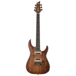 Schecter c - 1 exotic spalted maple - guitare electrique