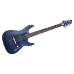 Schecter c - 1 platinum - guitare electrique - satin trans midnight bl