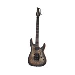 Schecter c - 6 pro fr floyd rose - guitare electrique - charcoal burst