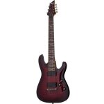 Schecter demon - 7 - guitare electrique 7 cordes - crimson red burst
