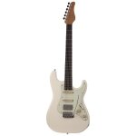 Schecter nick johnston traditionnal hss - guitare electrique - atomic snow