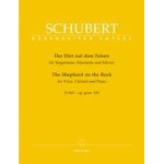 Schubert : der hirt auf dem felsen (le p�tre sur le r�cher) - chant + clarinette + piano - barenreiter ...