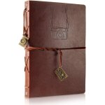 Scrapbook album photo en cuir livre d'or de mariage mmoire bricolage avec 60 pages noires cadeau pour ...