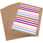 Scrapbook album photo en cuir livre d'or de mariage mmoire bricolage avec 60 pages noires cadeau pour ...