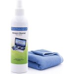 Screen cleaner 250 ml - nettoyant pour cran - nettoyant pour pc - avec chiffon en microfibre 30 x 30 ...