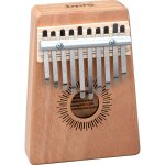 Sela se 240 kalimba mahogany 10 natural avec housse de protection