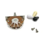 S�lecteur de micro de guitare a 5 voies avec capuchon d'embout 3 couleurs pour le style fd tl