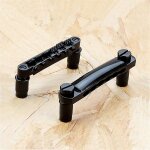 Selle 12 cordes tune - o - bridge & cordier set pour pices de guitare electrique lp (noir)