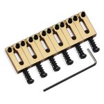 Selle en laiton 6pcs / lot pure brass flat top guitar bridge saddles pour ou , 10. 8mm Selle en laiton 6pcs / lot pure brass flat top guitar bridge saddles pour ou , 10. 8mm