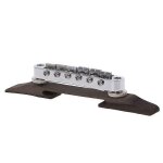 Selles a rouleaux de pont en palissandre chrom rglable pour la guitare jazz les paul