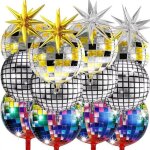 Senior - lot de 12 ballons disco 4d pour dcoration de fte style ktv[l2801]