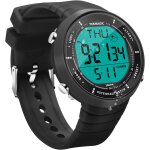 Sept - montre de sport étanche 10 atm avec fonctions de réveil, chronomètre, compte à rebours, double ... Sept - montre de sport étanche 10 atm avec fonctions de réveil, chronomètre, compte à rebours, double ...