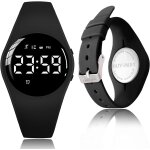 Sept - non connecte podomtre montres sans app, montre rechargeable  dure de vie de la batterie de ...