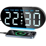 Sept - réveil numérique 7, 09 avec ecran led géant, horloge digitale avec veilleuse, double alarme, ... Sept - réveil numérique 7, 09 avec ecran led géant, horloge digitale avec veilleuse, double alarme, ...