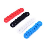 Serrure de sangle de guitare, 8 pi�ces / paquet, blocs de verrouillage en caoutchouc, pi�ces et accessoires ...