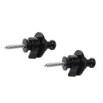 Serrure de sangle pour guitare acoustique electrique, 2 pices, style schaller, basse, vente en gros