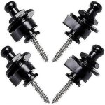 Serrures de sangle de guitare boutons 4pcs / s�curit� serrures de sangle m�tal verrouillage rapide des ...