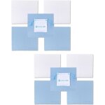 Set de 10 chiffons de nettoyage en microfibre dans deux sacs de rangement pratique: chiffon en microfibre ...