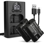 Set de 2 batteries 2000mah et double chargeur compatible avec nikon d750 d7000 d7100 d7200 d7500 d800 ... Set de 2 batteries 2000mah et double chargeur compatible avec nikon d750 d7000 d7100 d7200 d7500 d800 ...