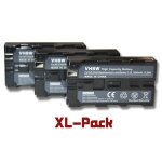 Vhbw 3x batterie compatible avec grundig lc - 380he, lc - 835e, lc - 280, lc - 935e, lc - 855he, lc - ...