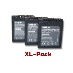 Vhbw 3x batterie compatible avec panasonic lumix dmc - fz4, dmc - fz5, dmc - fz3, dmc - fz2, dmc - fz20 ...